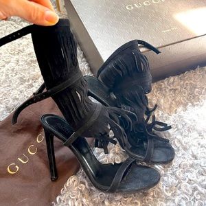 Gucci Fringe Heels